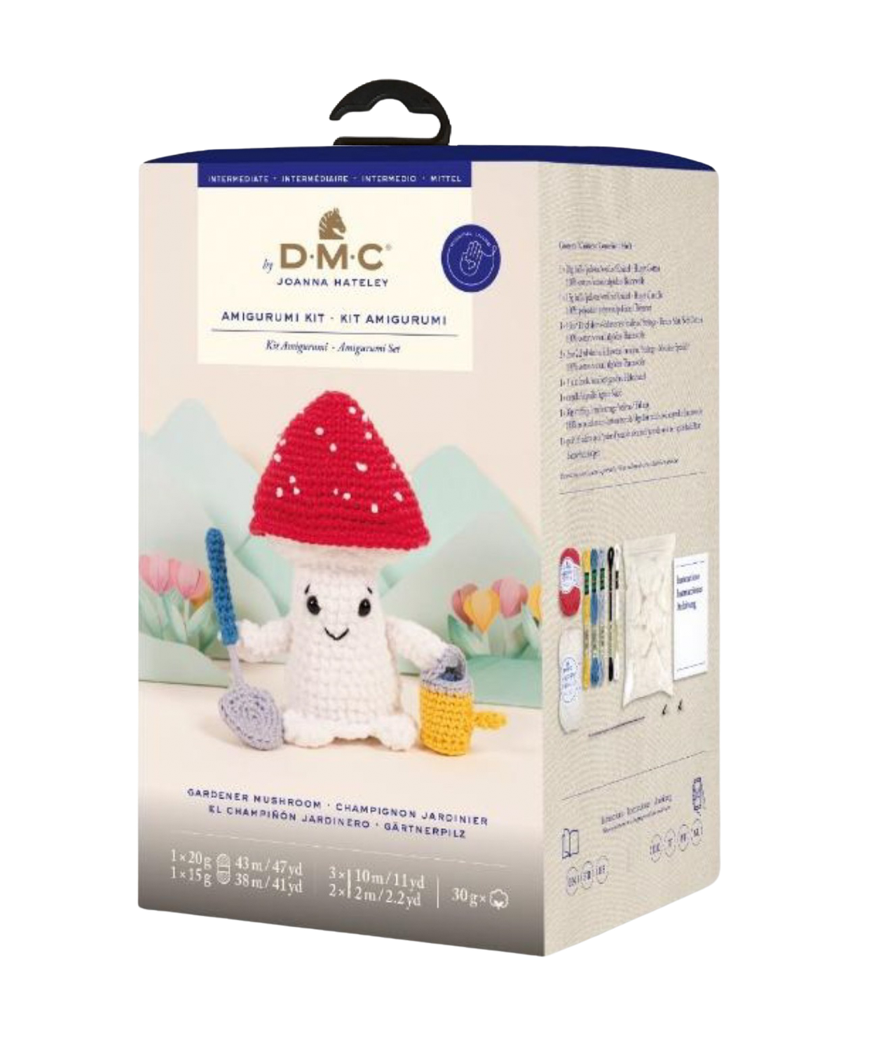 🍄 DMC Amigurumi-kit – Trädgårdssvamp (Gardener Mushroom)