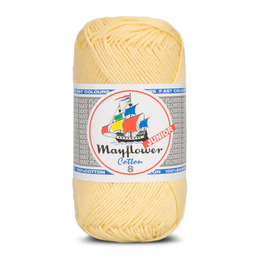 Mayflower Cotton Junior 8/4 - 1404 - ljusgul
