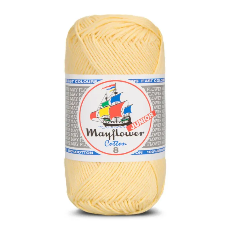 Mayflower Cotton Junior 8/4 - 1404 - ljusgul