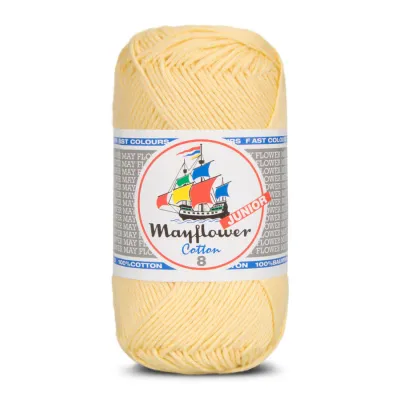 Mayflower Cotton Junior 8/4 - 1404 - ljusgul