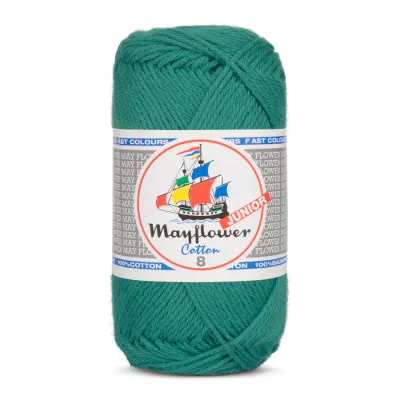 Mayflower Cotton Junior 8/4 - 1429 - petrolgrön