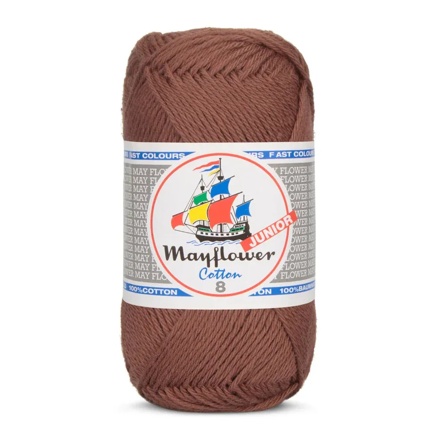 Mayflower Cotton Junior 8/4 - 1437 - rödbrun