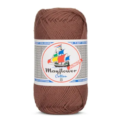 Mayflower Cotton Junior 8/4 - 1437 - rödbrun