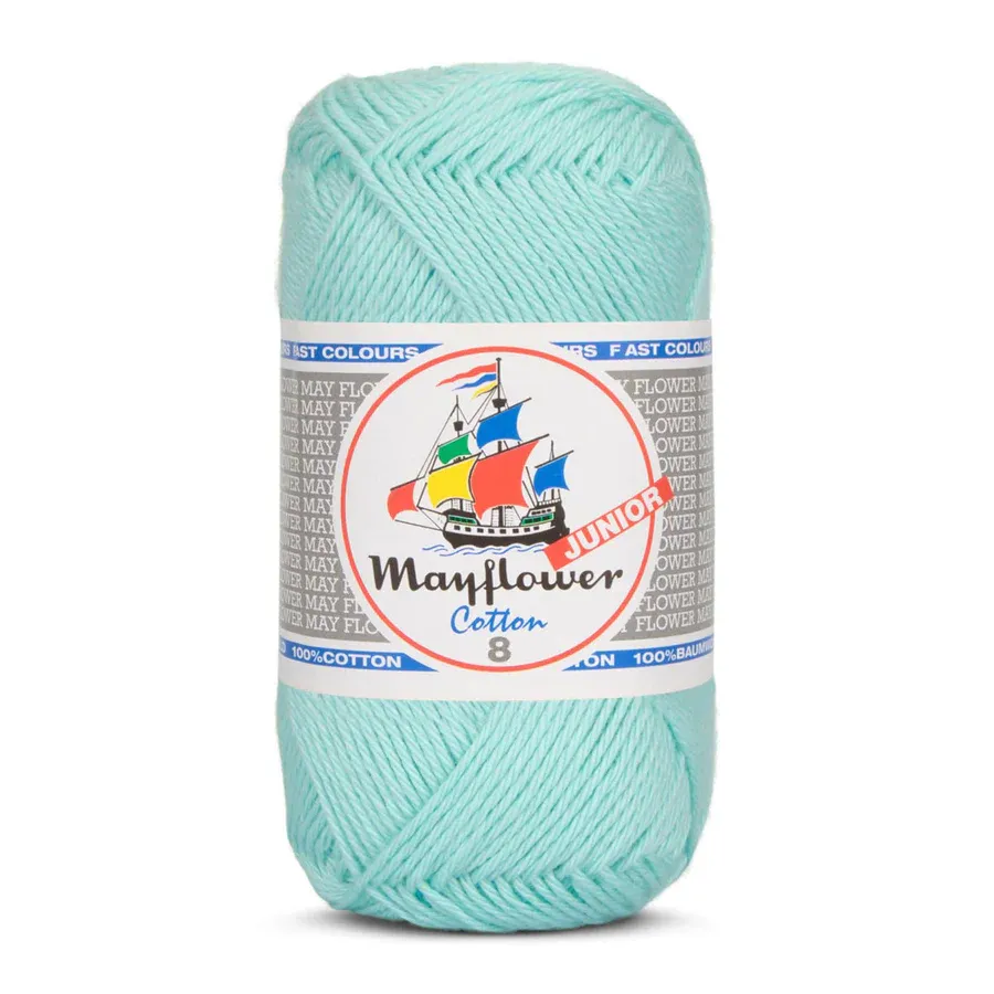 Mayflower Cotton Junior 8/4 - 1455 - ljus aquamarin