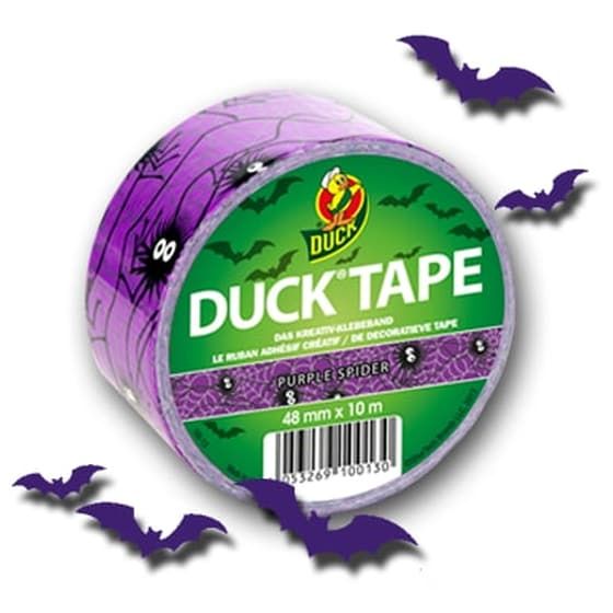 🕷️ Duck Tape 48 mm x 10 m – Purple Spider