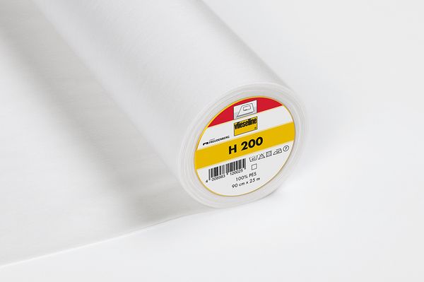 🧵 Vlieseline H 200 vit – lätt strykbart mellanlägg för bomull och syntet