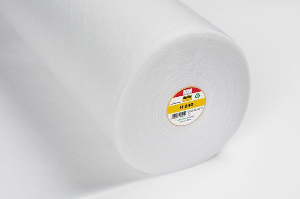 🧵 Vlieseline H 640 vit – mjukt, strykbart volymvlies för quiltning och vaddering