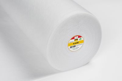 🧵 Vlieseline H 640 vit – mjukt, strykbart volymvlies för quiltning och vaddering