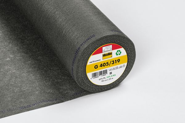 🧵 Vlieseline G 405/319 grafit – stabilt strykbart mellanlägg för medeltjocka till kraftiga tyger