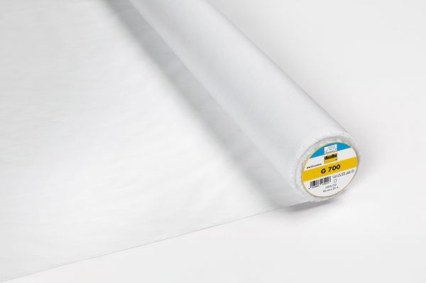 🧵 Vlieseline G 700 vit (Solidot) – vävt strykbart mellanlägg i bomull för naturliga tyger
