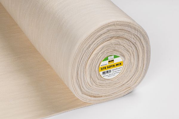 🧵 Vlieseline 278 Soyamix – exklusivt naturfiber-vlies för quiltning och vaddering