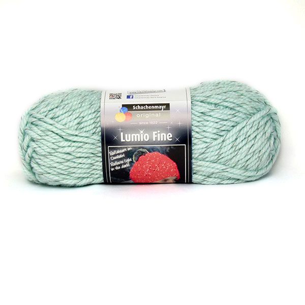 🧶 Schachenmayr Lumio Fine 100 g – reflexgarn för stickning och virkning - nr 164 - mint 🧶 Schachenmayr Lumio Fine 100 g – reflexgarn för stickning och virkning - nr 164 - mint