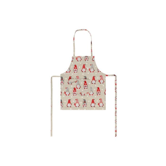 🎅 Barnförkläde “Tomtar” • junior 40 × 47 cm