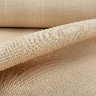 🧵 Juteväv – metervara i natur, grön &amp; röd