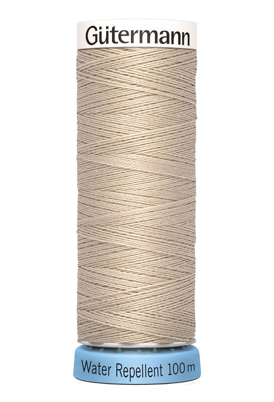 🧵 Gütermann Alla tygers tråd – Water Repellant - 100 m - nr 722 (beige)