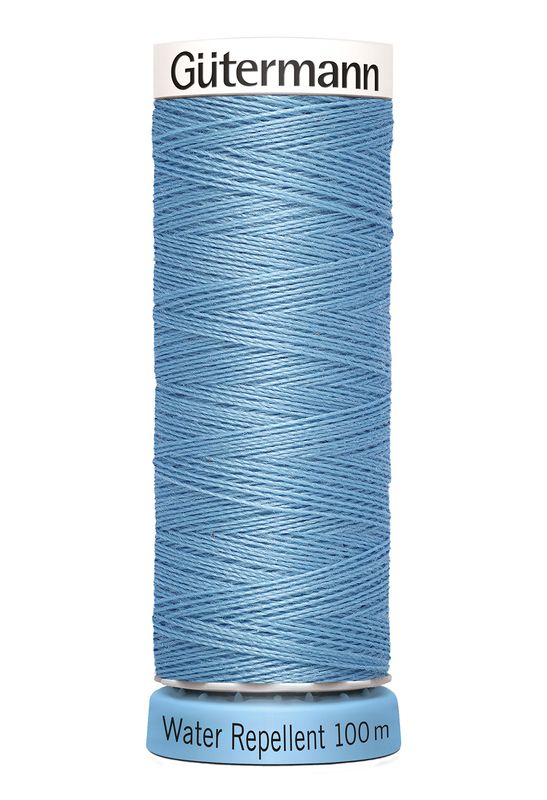 🧵 Gütermann Alla tygers tråd – Water Repellant - 100 m - nr 143 (ljusblå)