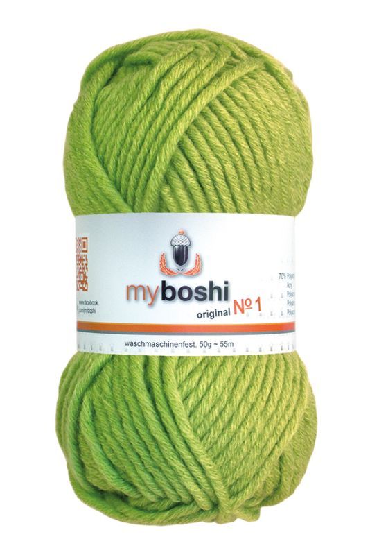 🧶 Myboshi Original No. 1 – 50 g - nr 121 - limegrön