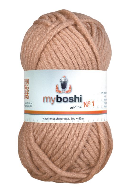 🧶 Myboshi Original No. 1 – 50 g - nr 136 - puderrosa