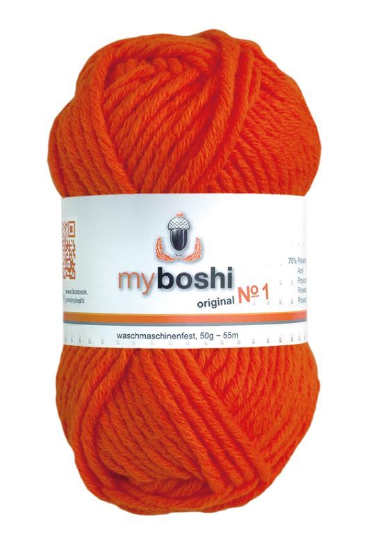 🧶 Myboshi Original No. 1 – 50 g - nr 181 - neonorange