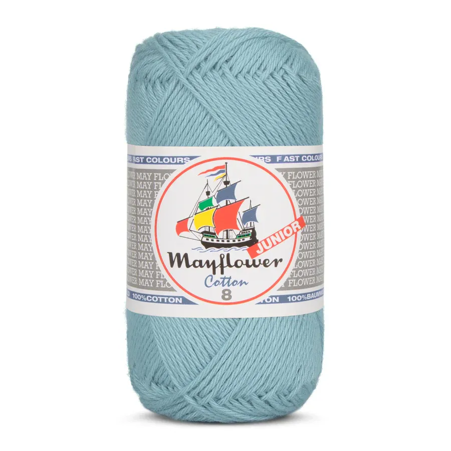 Mayflower Cotton Junior 8/4  - 107 - Pastellblå
