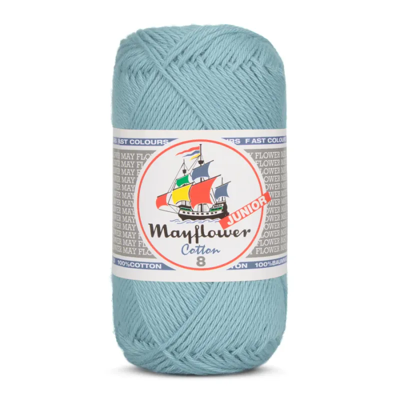 Mayflower Cotton Junior 8/4  - 107 - Pastellblå