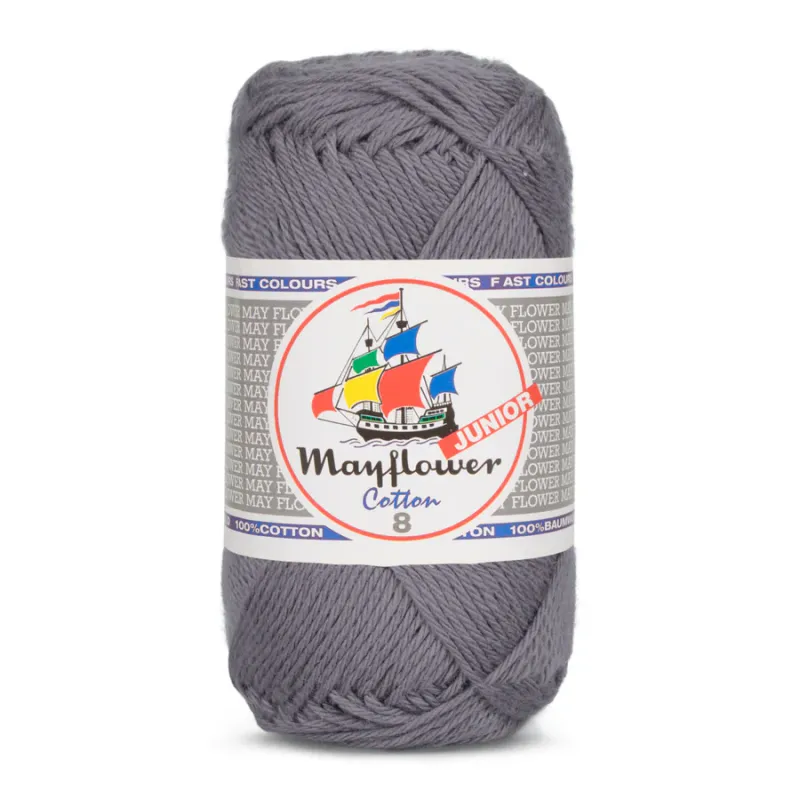 Mayflower Cotton Junior 8/4  - 105 - Stålgrå
