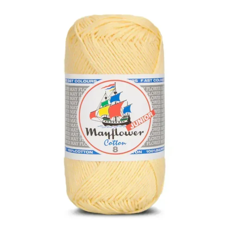 Mayflower Cotton Junior 8/4 - 1404 - ljusgul