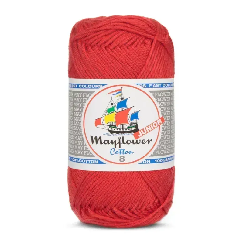 Mayflower Cotton Junior 8/4 - 1411 - röd