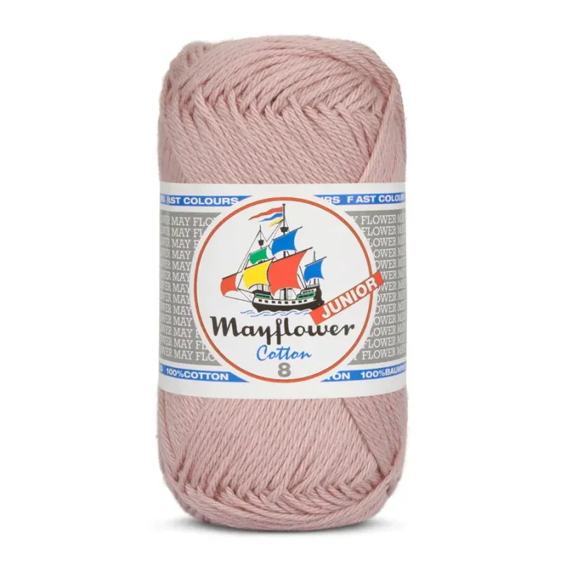 Mayflower Cotton Junior 8/4 - 1489 - blekrosa Mayflower Cotton Junior 8/4 - 1489 - blekrosa