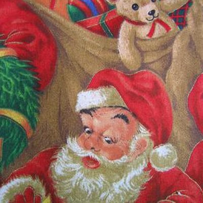 FQ - Stora tomtar med julklappssäck och gran