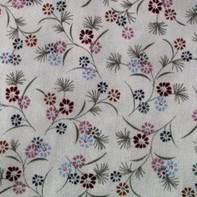FQ - Litet blommönster i lila, rosa och blått