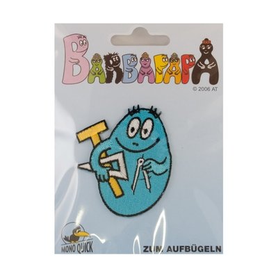 Fabric badge Barbapapa