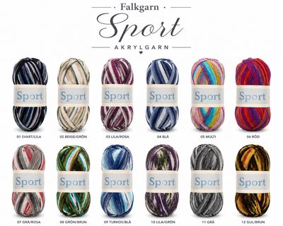 Falkgarn Sport – warm and durable wool yarn for socks, hats and sweaters