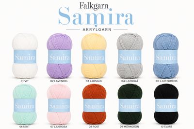☁️ Falkgarn Samira – mjukt och fluffigt mohairliknande garn
