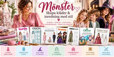 Patterns – Create stylish garments &amp; home projects