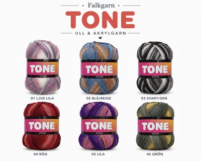 🧶 Falkgarn Tone – mjukt och mångsidigt garn för alla dina projekt