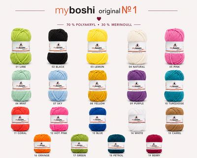 🧶 Myboshi Original No. 1 – 50 g