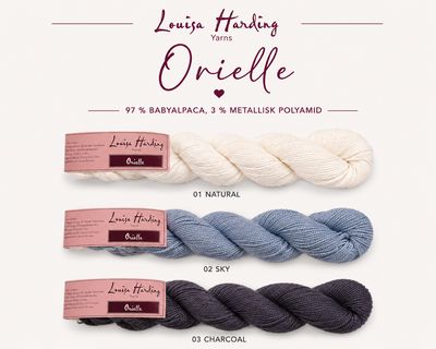🧶 Louisa Harding Orielle – exklusivt alpaca-garn med diskret glans