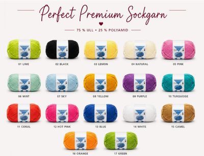 🧦 Perfect Premium Sockgarn – Outlet
