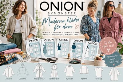 ✂️ Onion symönster – moderna kläder för dam