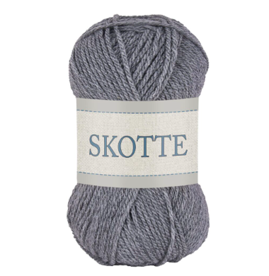 Falkgarn Skotte, 50 gr - 837 Mellangrå