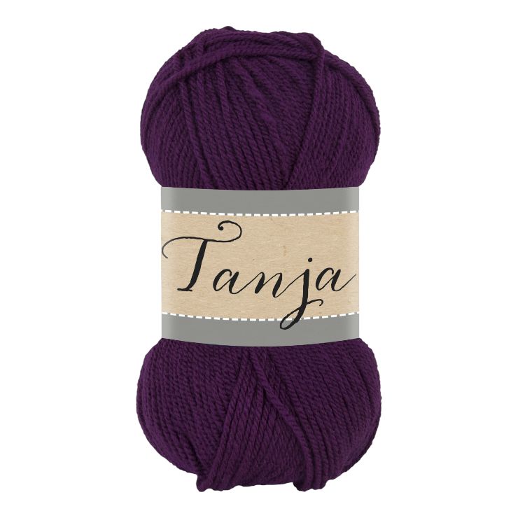 Falkgarn Tanja, 100 gr - 065 Plommonlila