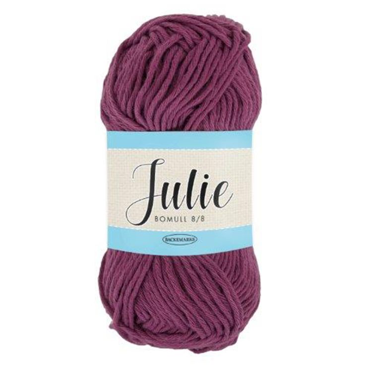 Falkgarn Julie 8/8, 50 gr - 17 Plommon