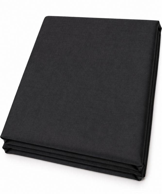 🖤 Svart Linnevaxduk – 140 cm, metervara