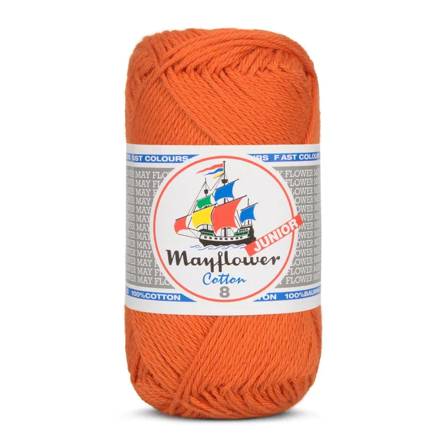 Mayflower Cotton Junior 8/4 - 1494 - mörkorange