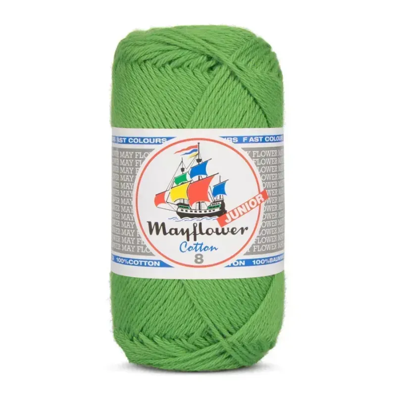 Mayflower Cotton Junior 8/4 - 1476 - grÀsgrön Mayflower Cotton Junior 8/4 - 1476 - grÀsgrön
