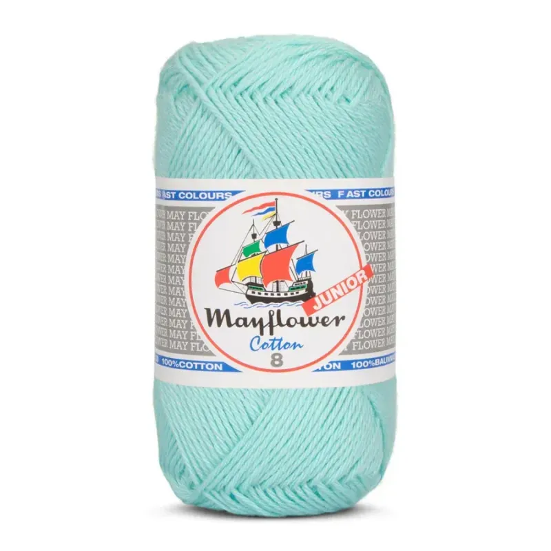 Mayflower Cotton Junior 8/4 - 1455 - ljus aquamarin Mayflower Cotton Junior 8/4 - 1455 - ljus aquamarin