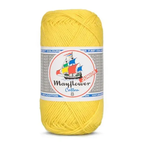 Mayflower Cotton Junior 8/4 - 1405 - gul