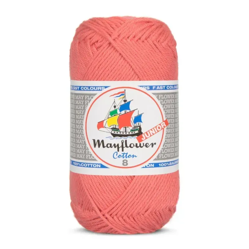 Mayflower Cotton Junior 8/4 - 1460 - korall Mayflower Cotton Junior 8/4 - 1460 - korall