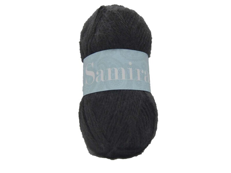 Falkgarn Samira, 100 gr - 214 Mörkgrå